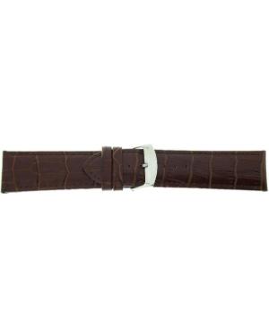 Watch Strap CONDOR Semi-padded Aligator Grain 613R.02.30.W Brown Braun 30 mm