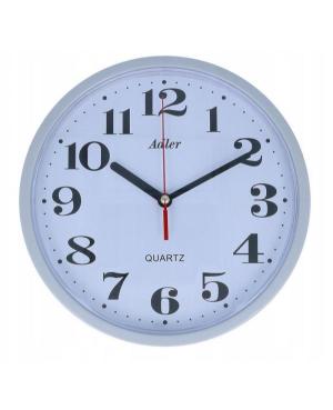 ADLER 30019 LIGHT GREY Wall clock Gray Plastic Pilkas