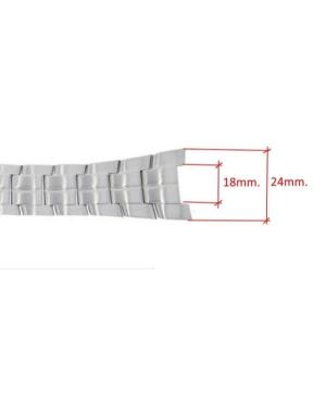 Bracelet CASIO 10447371 24 mm Metal 18 mm image 1