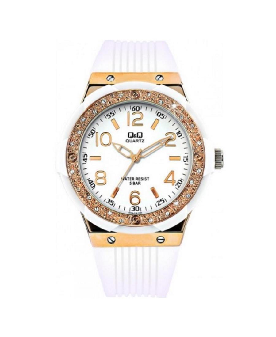 Moteriškas Modernus (fashion) Sportinis Japoniškas Kvarcinis Rodyklinis Watch Q&Q Q774J114Y-DEF Balta Dial 43mm