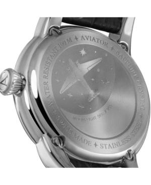 Women Klasické Swiss Quartz Watch AVIATOR V.1.33.0.252.4 Černá Dial 36mm image 5