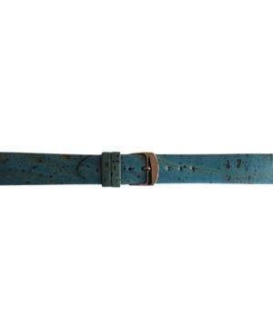 Watch Strap CONDOR Vegan 401R.05.20.W Blue Imitation leather Blau 20 mm