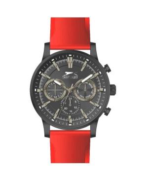 Men Classic Sports Quartz Analog Watch SLAZENGER SL.9.6295.2.05 Black Dial 42mm
