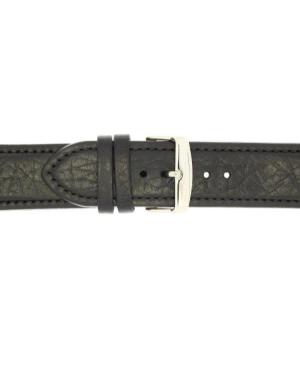 Watch Strap CONDOR 665R.01.18.W Black Schwarz 18 mm image 2