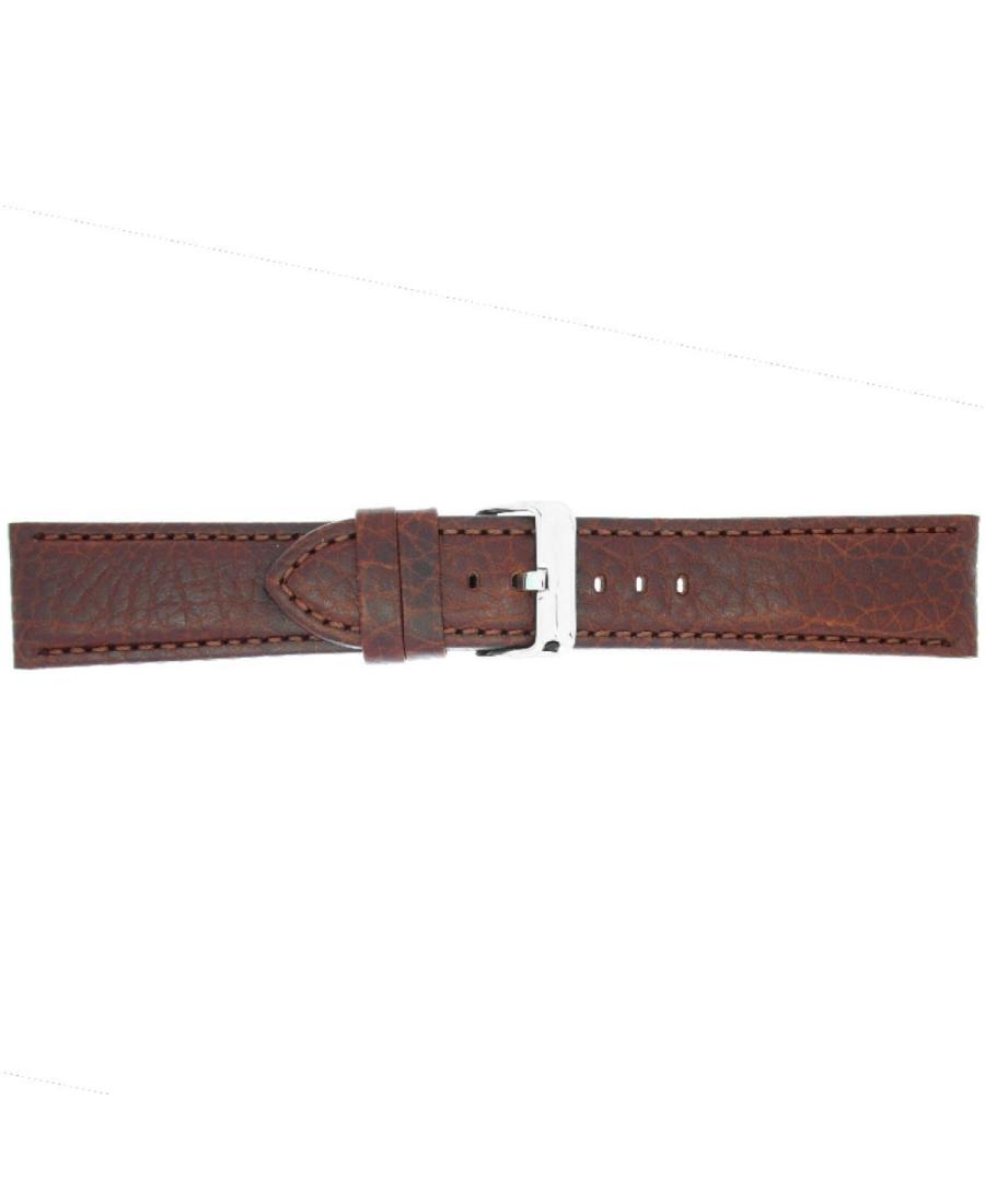 Watch Strap CONDOR 665R.02.24.W Brown Hnědá 24 mm