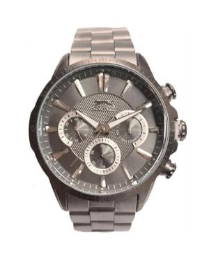 Men Klasické Quartz Analog Watch SLAZENGER SL.9.6328.2.02 Silver color Dial 44mm