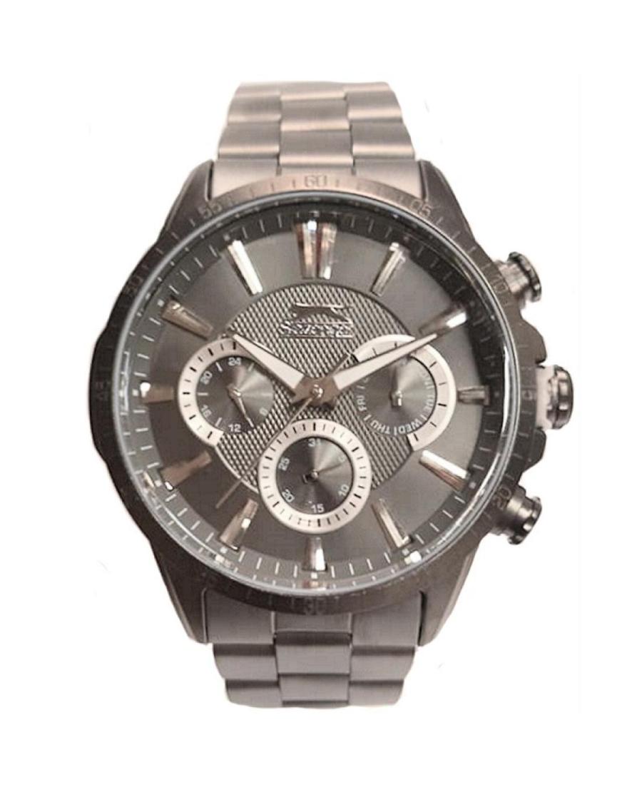 Mężczyźni klasyczny kwarcowy analogowe Zegarek SLAZENGER SL.9.6328.2.02 Kolor srebrny Wybierz 44mm