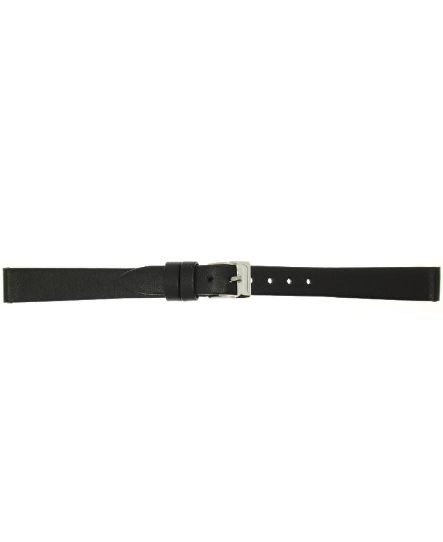 Watch Strap CONDOR Vegan 389R.01.14.W Black Imitation leather Černá 14 mm