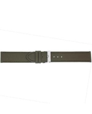 Watch Strap CONDOR Vegan 387R.02.24.W Imitation leather Brown Odos pakaitalas Ruda 24 mm