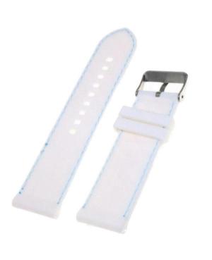 Watch Strap Diloy SBR10A.28.22 White 28 mm image 4