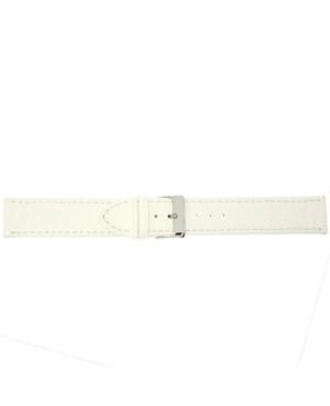 Watch Strap CONDOR Vegan 387R.09.18.W Imitation leather White 18 mm