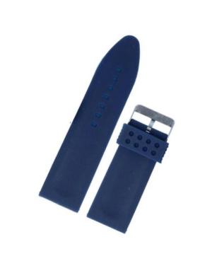 Watch Strap Diloy S253.05.22 Silicone Niebieski Silikon Niebieska 22 mm image 2