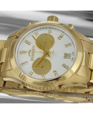 Kobiety Moda Szwajcar kwarcowy analogowe Zegarek Chronograf BISSET BSBE22GIWG05AX Wielokolorowy Wybierz 38mm image 4