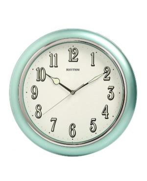 RHYTHM CMG728NR05 Настенные кварцевые часы Пластик зеленый