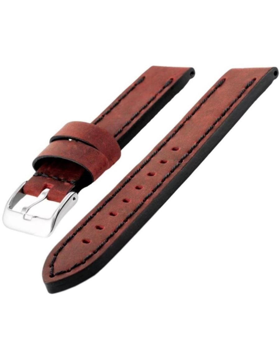 Watch Strap BISSET BS217.20 Cherry 20 mm