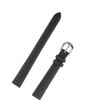 Watch Strap BISSET BS105.12 Skóra czarny Skórzany Czarny 12 mm