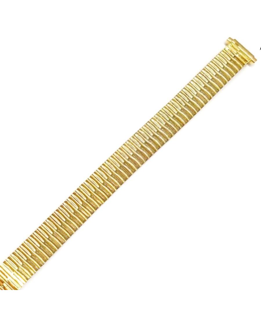 Expanding Watch Strap M-GOLD-132-LADY 13 mm Metal 12 mm