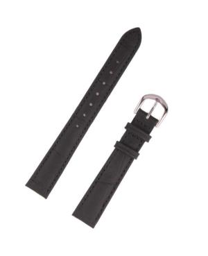 Watch Strap BISSET BS102.12 Black Schwarz 12 mm