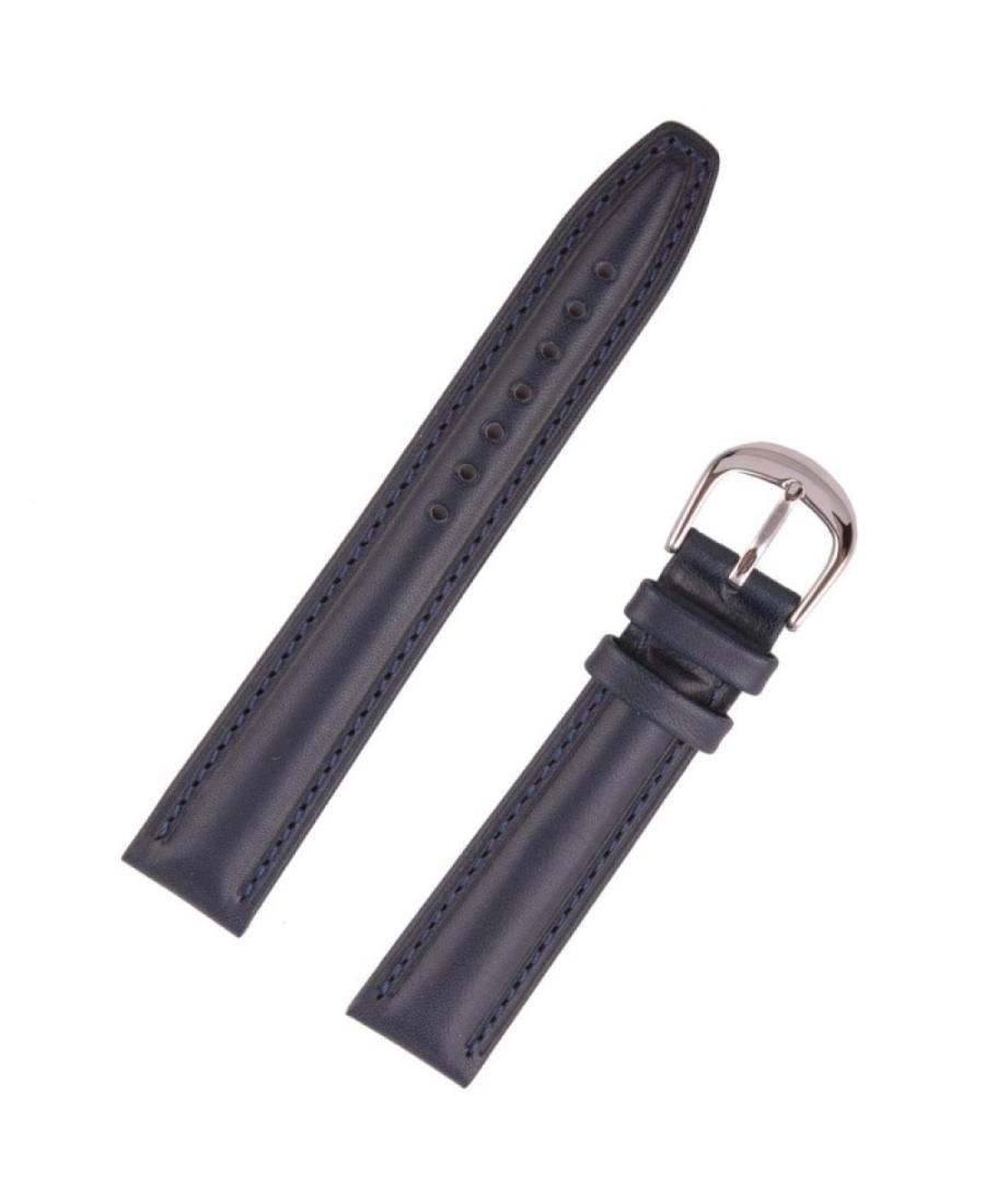 Watch Strap BISSET BS155.18 Blue Mėlyna 18 mm