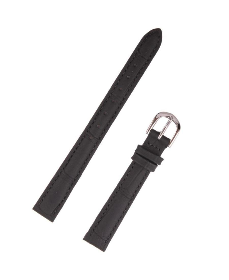 Watch Strap BISSET BS111.14 Black Černá 14 mm