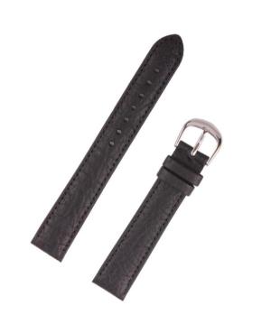 Watch Strap BISSET BS156.18 Black Černá 18 mm