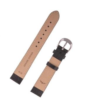 Watch Strap BISSET BS156.18 Black Juoda 18 mm image 2
