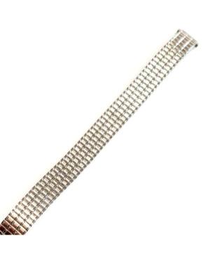ический браслет-резинка для часов M-SILVER-131-LADY 12 мм Металл 13 мм