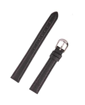 Watch Strap BISSET BS156.12 Black Černá 12 mm