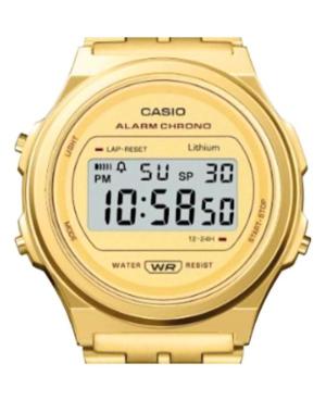Women Functional Japan Quartz Digital Watch Alarm CASIO A171WEG-9AEF Golden Dial 36mm image 4