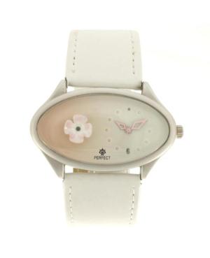 Women Fashion Klasické Quartz Analog Watch PERFECT PRF-K05-020 Růžová Dial 48mm