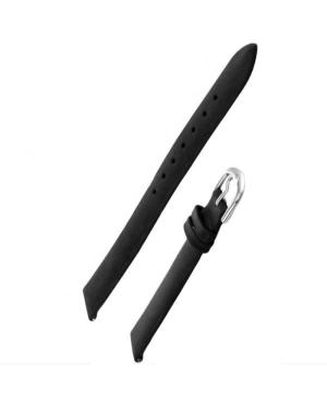 Watch Strap BISSET BS212.14 BLACK MAT Black Schwarz 14 mm