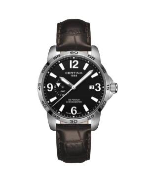 Vyriškas Klasikinis Su funkcijomis Swiss Kvarcinis Rodyklinis Watch Chronograph CERTINA C034.455.16.050.00 Juodas Dial 41mm