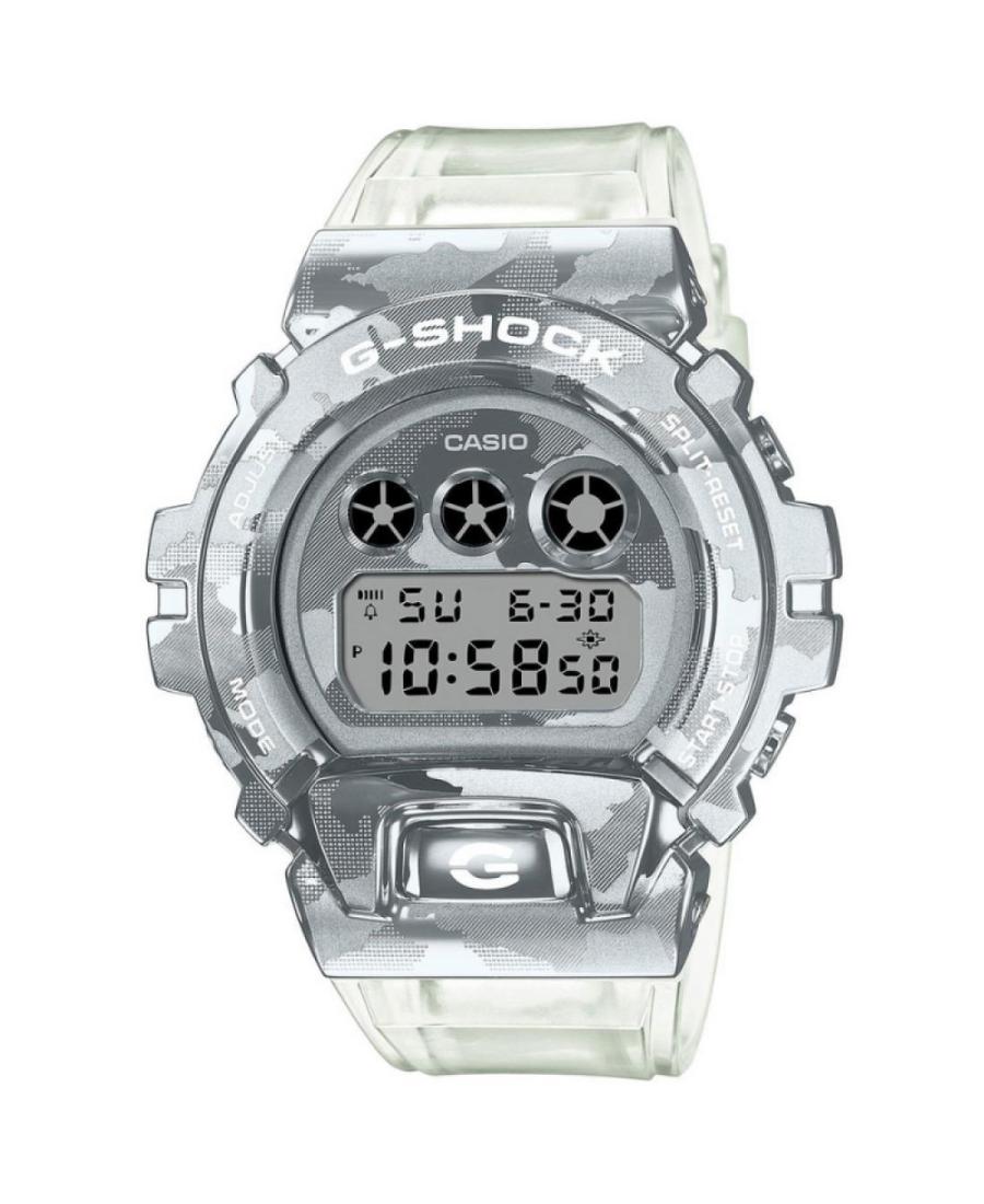 Men Sports Functional Diver Japan Quartz Digital Watch Timer CASIO GM-6900SCM-1ER G-Shock Silver color Dial 54mm