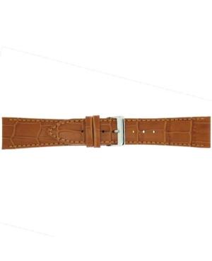 Watch Strap CONDOR Alligator Print 320R.03.22.W Brown 22 mm