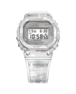Mężczyźni Diver Japonia kwarcowy cyfrowe Zegarek Chronograf CASIO GM-5600SCM-1ER G-Shock Kolor srebrny Wybierz 43mm