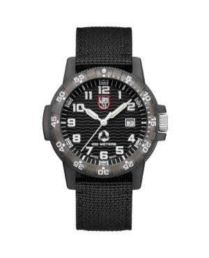 Men Swiss Quartz Analog Watch LUMINOX XS.0321.ECO Black Dial 44mm