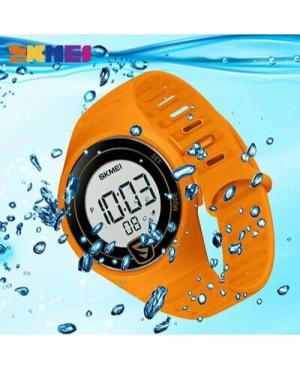 Women Functional Sports Quartz Digital Watch Alarm SKMEI 1798OGWT Silver color Dial 42mm image 1