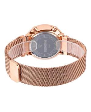 Women Functional Fashion Quartz Digital Watch SKMEI 1640RGBN Golden Dial 41mm image 4