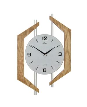 ADLER 21183PBO Wall clock Wood Glass Oak