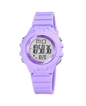Women Functional Quartz Digital Watch Alarm SKMEI 1716PL Silver color Dial 38mm
