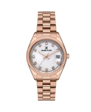 Moteriškas Modernus (fashion) Klasikinis Kvarcinis Rodyklinis Watch DANIEL KLEIN DK.1.12779-3 Balta Dial 33mm
