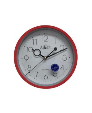 ADLER 30018A RED Настенные кварцевые часы Красный Пластмаса Пластик Червоний