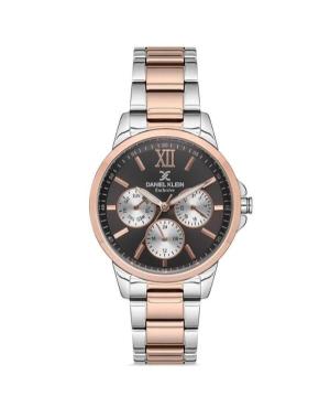 Women Fashion Klassisch Quartz Analog Watch DANIEL KLEIN DK.1.12798-4 Silver Dial 35mm