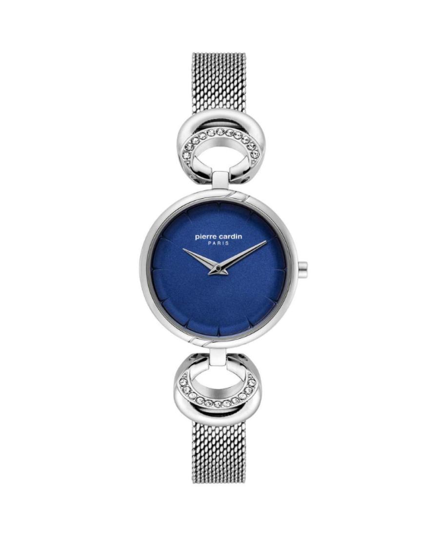 Moteriškas Klasikinis Kvarcinis Rodyklinis Watch PIERRE CARDIN A.PC902752F02 Mėlyna Dial 28mm