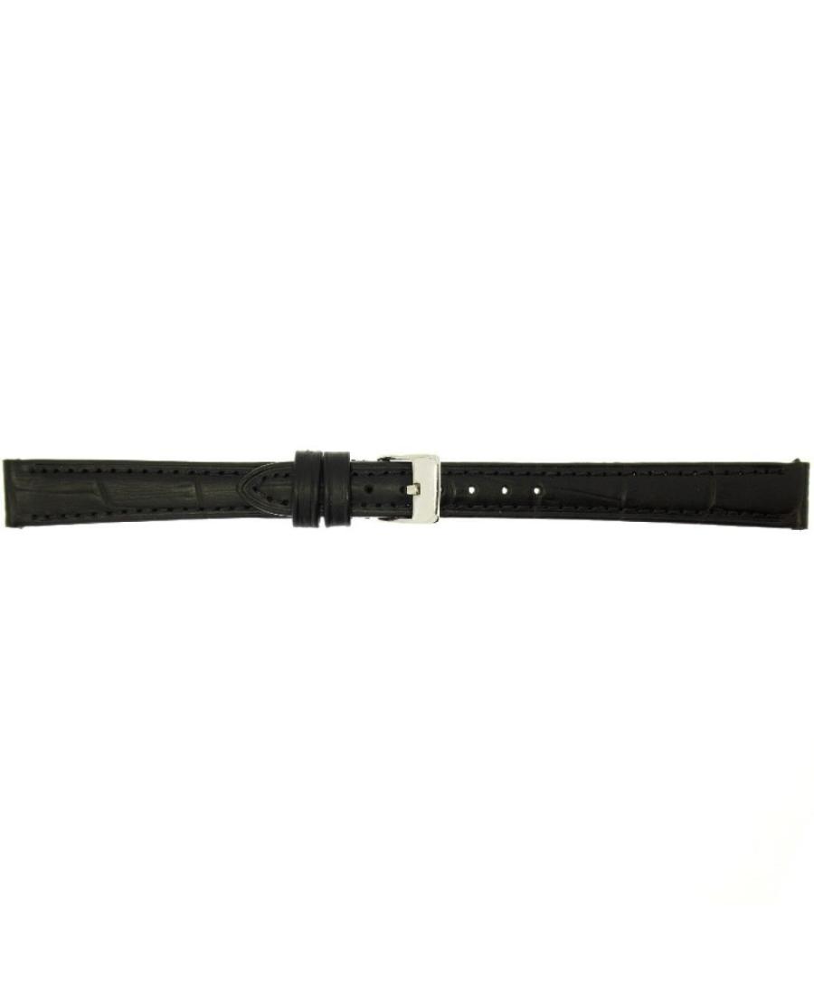 Ремешок для часов CONDOR Semi-padded Aligator Grain 613R.01.14.W Кожа Чёрный 14 мм