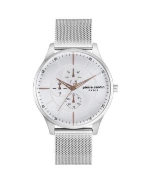 Mężczyźni klasyczny kwarcowy analogowe Zegarek PIERRE CARDIN A.PC902731F01 Biały Wybierz 44mm