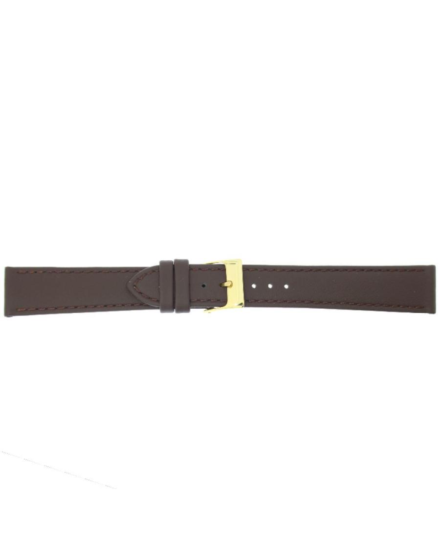 Watch Strap CONDOR Calf Strap 124R.02.18.Y Brown 18 mm