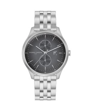 Men Klassisch Quartz Analog Watch PIERRE CARDIN CBA.4032 Schwarz Dial 42mm
