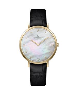 Women Klasické Quartz Analog Watch PIERRE CARDIN CBV.1129 Mother of Pearl Dial 36mm