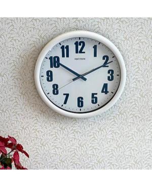 RHYTHM CMG582NR03 Wall clock White Plastic Bílá image 3